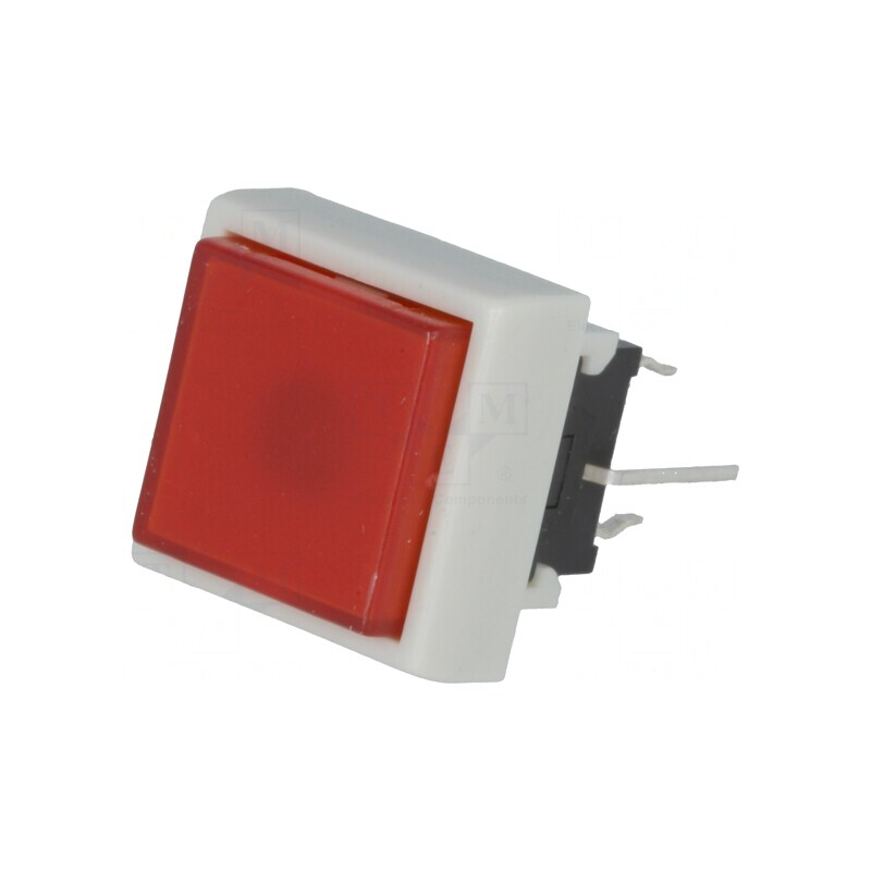 Comutator Tastatură DPDT 0,1A/30VDC LED Roșie | Electronic-mag.ro | Componente Electronice