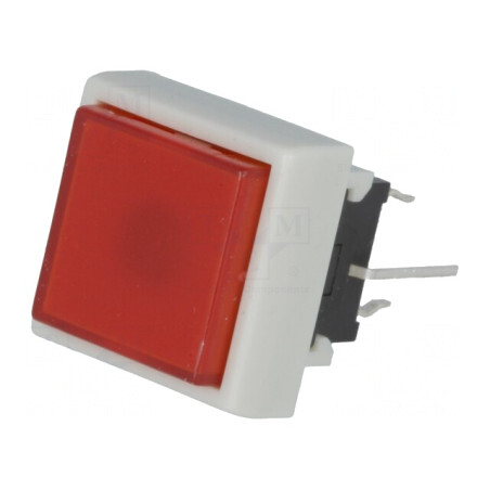 Comutator Tastatură DPDT 0,1A/30VDC LED Roșie | Electronic-mag.ro | Componente Electronice