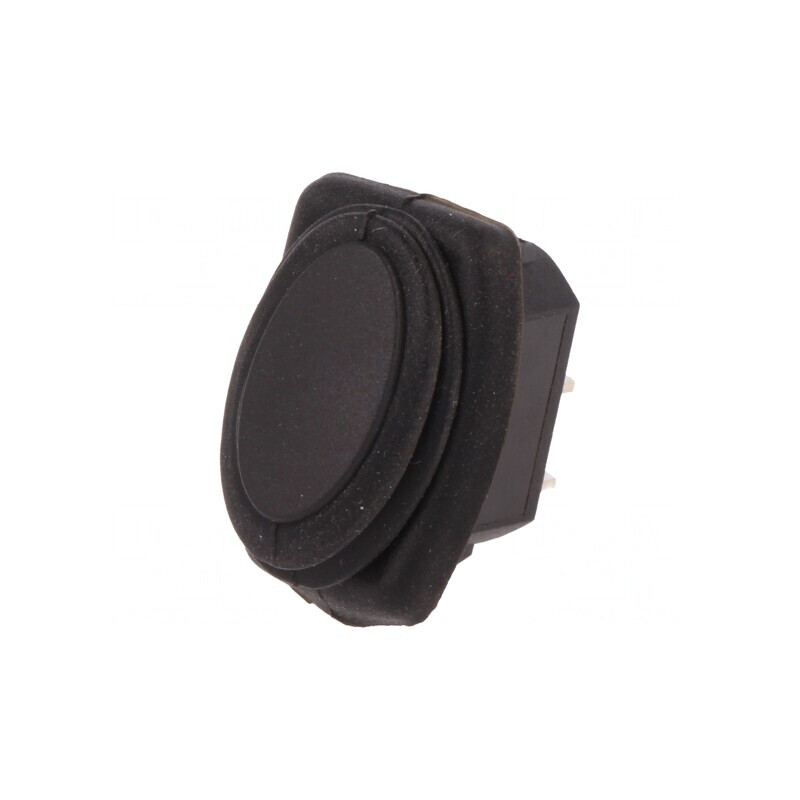 Comutator Rocker ON-OFF 10A 250V Negru IP65 | Electronic-mag.ro | Componente Electronice
