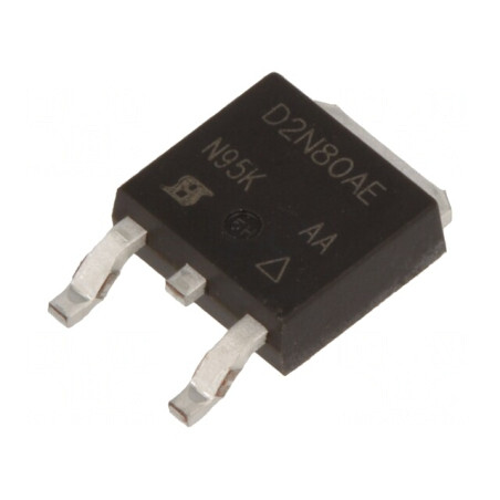 Tranzistor N-MOSFET 800V 1.8A 62.5W | Electronic-mag.ro | Componente Electronice