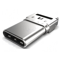 Mufă USB C 3.2 5A Orizontală Top Board Mount | Electronic-mag.ro | Componente Electronice