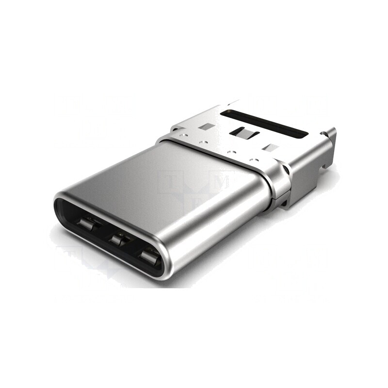 Mufă USB C 3.2 5A Orizontală Top Board Mount | Electronic-mag.ro | Componente Electronice