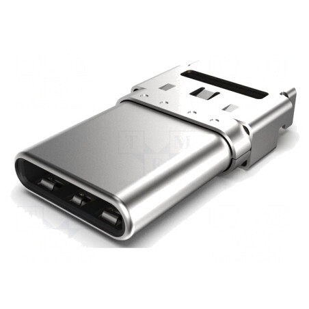 Mufă USB C 3.2 5A Orizontală Top Board Mount | Electronic-mag.ro | Componente Electronice