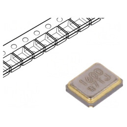 Rezonator Cuarț 16MHz 10pF SMD 2x1.6x0.5mm | Electronic-mag.ro | Componente Electronice