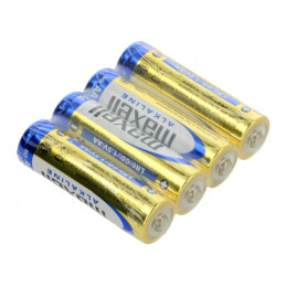Baterie Alcalină 1,5V AA 4 Bucăți | Electronic-mag.ro | Componente Electronice