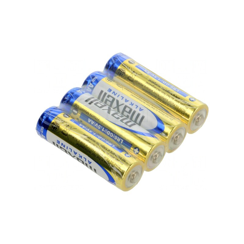 Baterie Alcalină 1,5V AA 4 Bucăți | Electronic-mag.ro | Componente Electronice