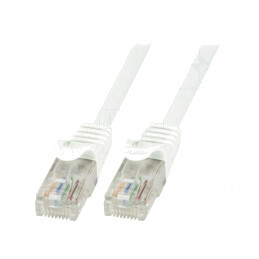 Cablul Patch U/UTP Cat6 Alb 1.5m | Electronic-mag.ro | Componente Electronice