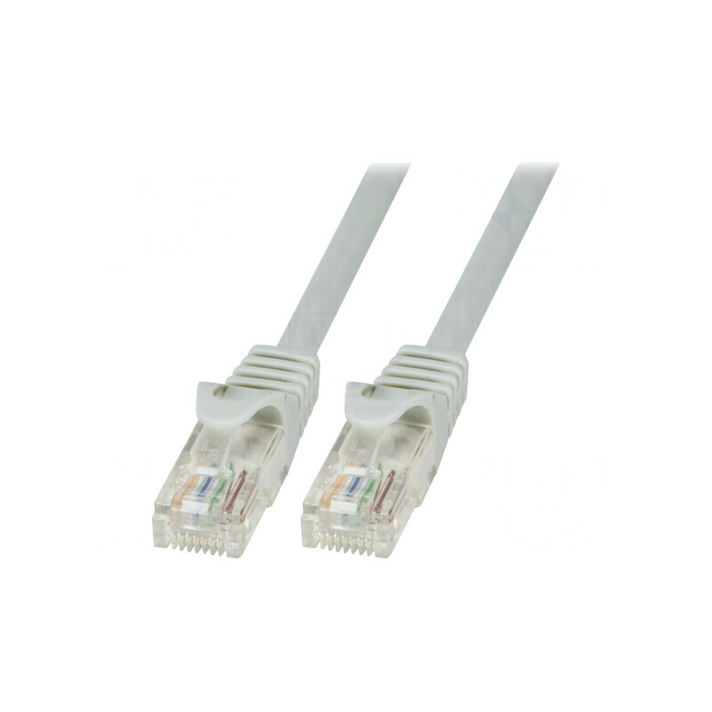 Patch cord UTP Cat6 1,5m Gri | Electronic-mag.ro | Componente Electronice