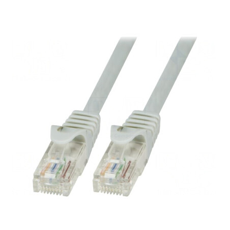 Patch cord UTP Cat6 1,5m Gri | Electronic-mag.ro | Componente Electronice