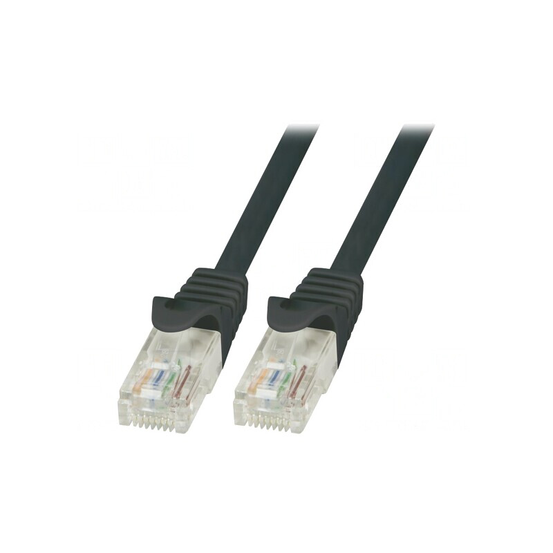 Cablu Patch UTP Cat6 Negru 1.5m | Electronic-mag.ro | Componente Electronice