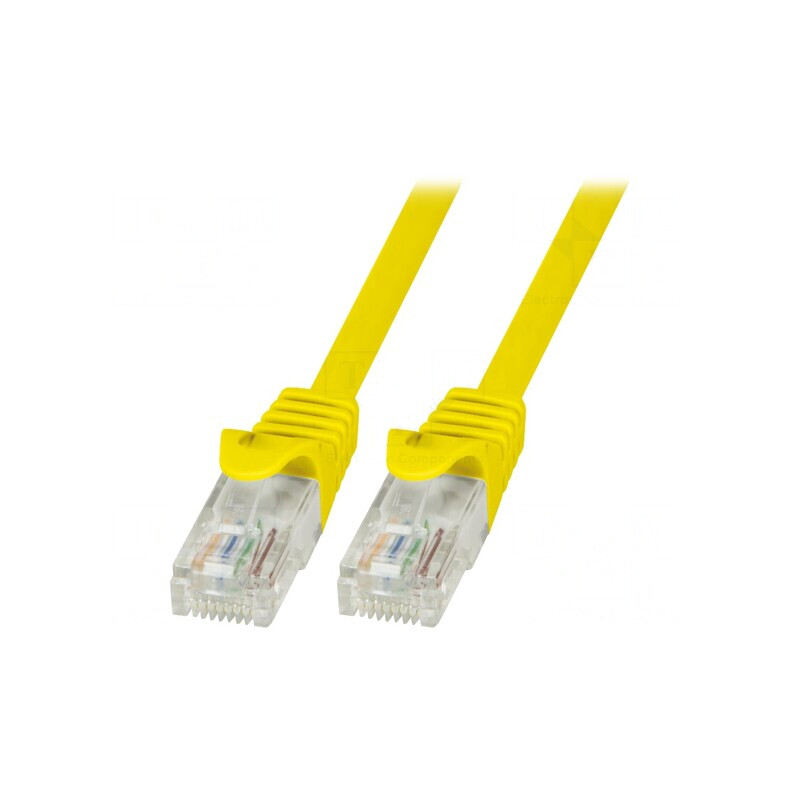 Patch cord U/UTP Cat6 PVC Galben 1,5m | Electronic-mag.ro | Componente Electronice Patch cord U/UTP Cat6 PVC Galben 1,5m | Electronic-mag.ro | Componente Electronice