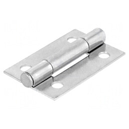 Balama oțel zincat 40mm 4 orificii | Electronic-mag.ro | Componente Electronice