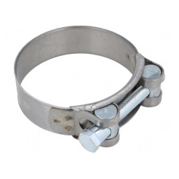 Colier de Oțel Cromat 24mm 68-73mm | Electronic-mag.ro | Componente Electronice