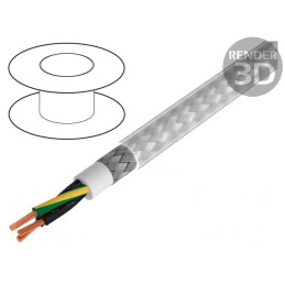 Cablu ecranat BiT 500 3G 0.75mm2 cu tresă de cupru cositorit | Electronic-mag.ro | Componente Electronice