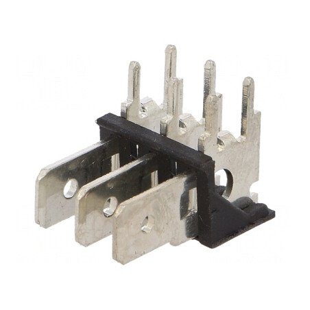 Conector Spadă 6,4mm x 0,8mm THT Oțel Cositorit 500V | Electronic-mag.ro | Componente Electronice