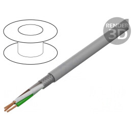 Cablu Ecranat PVC 3x0.5mm2 Cupru Cositorit | Electronic-mag.ro | Componente Electronice