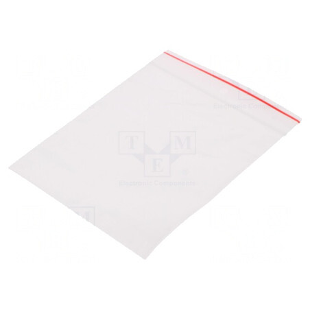 Pungă polietilenă cu fermoar 120x100mm 40um | Electronic-mag.ro | Componente Electronice