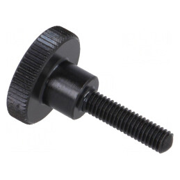 Buton Reglare Ø 12mm Filet M3 Oțel | Electronic-mag.ro | Componente Electronice