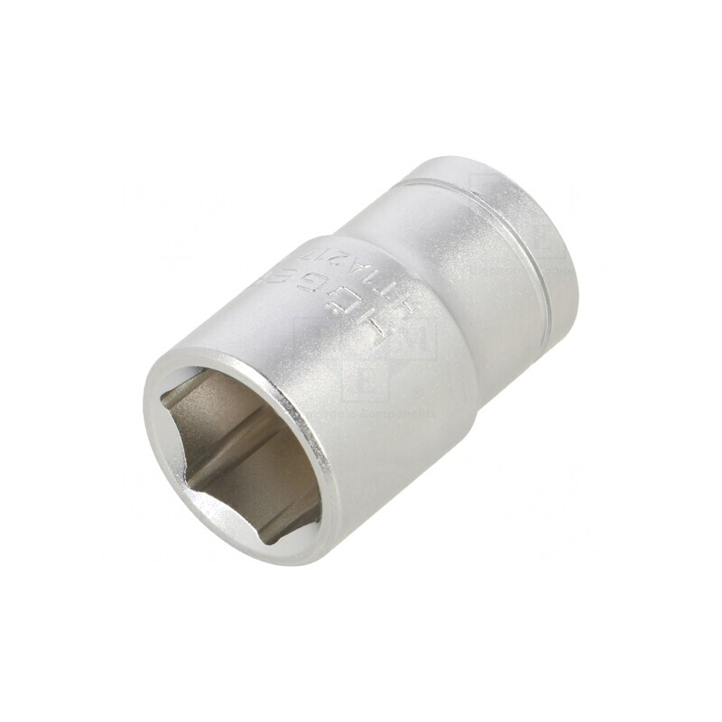 Tubulară HEX 17mm 6-puncte 1/2 oțel crom-vanadium | Electronic-mag.ro | Componente Electronice