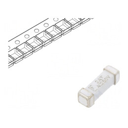 Siguranţă: siguranţă; întârziere; 2A; 250VAC; 250V; 125VDC; SMD