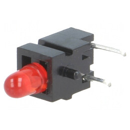 LED 3mm Roșu 625nm 20mA | Electronic-mag.ro | Componente Electronice