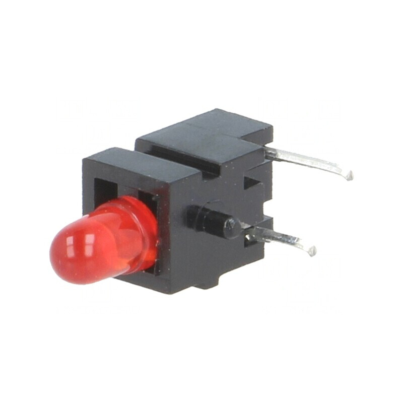 LED 3mm Roșu 625nm 20mA | Electronic-mag.ro | Componente Electronice