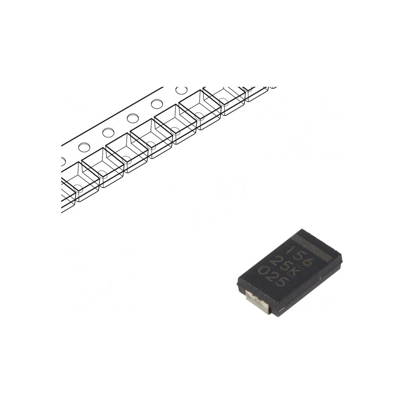 Condensator Polimeric Low ESR 15uF 25V SMD | Electronic-mag.ro | Componente Electronice