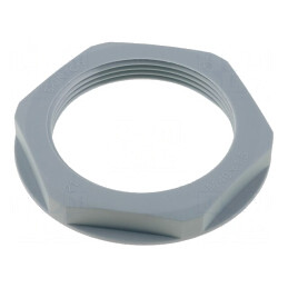 Piuliţă poliamidă M40 gri 50mm | Electronic-mag.ro | Componente Electronice