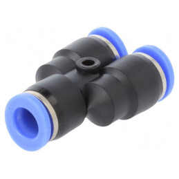 Racord Y Push-In 0,95-15bar PBT BLUELINE | Electronic-mag.ro | Componente Electronice
