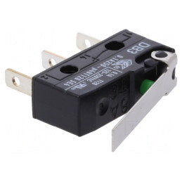 Microîntrerupător SNAP ACTION SPDT 0,1A 250VAC/80VDC | Electronic-mag.ro | Componente Electronice