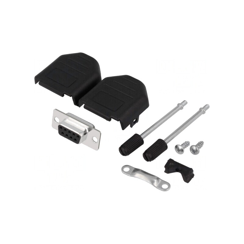 Kit mufă mamă D-Sub 9 pini pentru lipire pe cablu | Electronic-mag.ro | Componente Electronice Kit mufă mamă D-Sub 9 pini pentru lipire pe cablu | Electronic-mag.ro | Componente Electronice