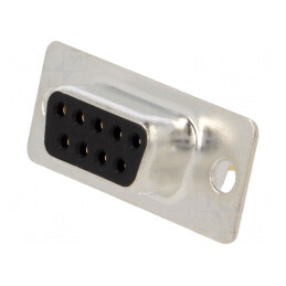 Conector D-Sub 9-Pin Soclu Mamă THT Aurit pentru PCB | Electronic-mag.ro | Componente Electronice