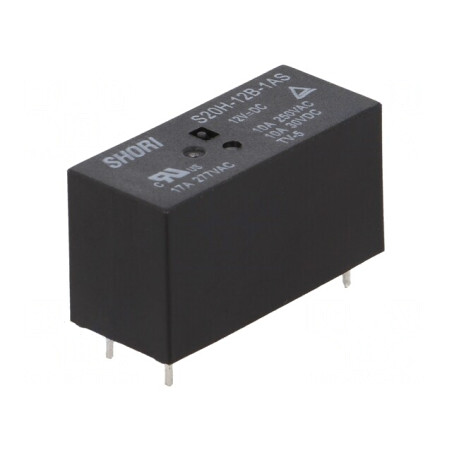 Releu Electromagnetic SPST-NO 12VDC Miniaturale PCB | Electronic-mag.ro | Componente Electronice