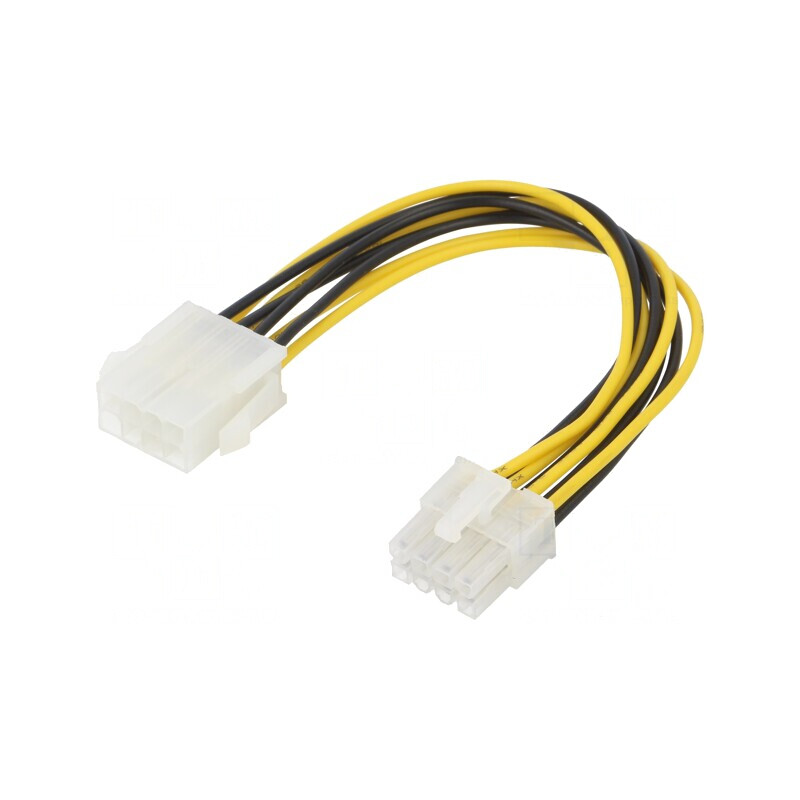 Cablu de Alimentare EPS 8pin 0.2m | Electronic-mag.ro | Componente Electronice
