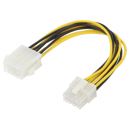 Cablu de Alimentare EPS 8pin 0.2m | Electronic-mag.ro | Componente Electronice
