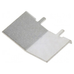 Radiator Extrudat Plat Argintiu TO220 20mm x 31mm x 0.8mm | Electronic-mag.ro | Componente Electronice