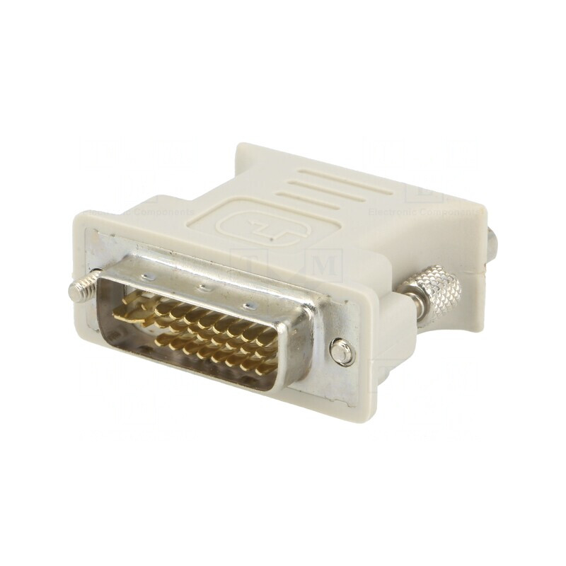 Adaptor D-Sub 15pin HD la DVI-I (24+5) | Electronic-mag.ro | Componente Electronice