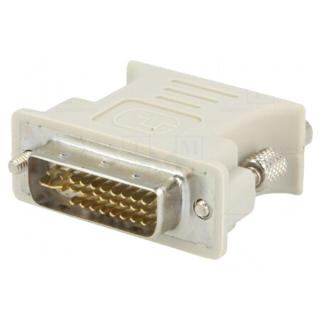 Adaptor D-Sub 15pin HD la DVI-I (24+5) | Electronic-mag.ro | Componente Electronice