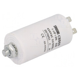 Condensator Motor 6uF 450V Ø35x65mm | Electronic-mag.ro | Componente Electronice