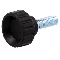 Buton Reglare Poliamidă 25mm M8 | Electronic-mag.ro | Componente Electronice