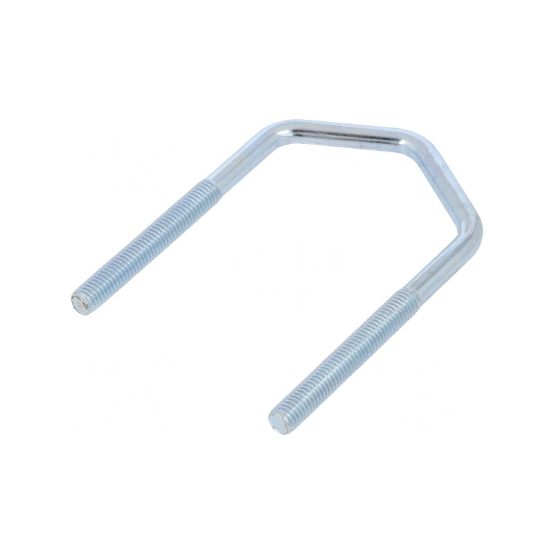 Bridă U Oțel Zinc Filet 55mm Lățime 61mm | Electronic-mag.ro | Componente Electronice