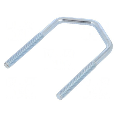 Bridă U Oțel Zinc Filet 55mm Lățime 61mm | Electronic-mag.ro | Componente Electronice