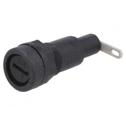 Clemă Siguranțe Cilindrice 5x20mm 10A 250V Panou | Electronic-mag.ro | Componente Electronice