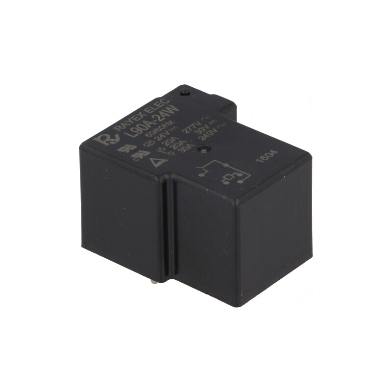 Releu electromagnetic SPDT 24VDC 30A pentru PCB | Electronic-mag.ro | Componente Electronice Releu electromagnetic SPDT 24VDC 30A pentru PCB | Electronic-mag.ro | Componente Electronice