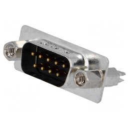 D-Sub 9-Pin Soclu Tată pentru PCB 5A | Electronic-mag.ro | Componente Electronice