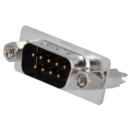 D-Sub 9-Pin Soclu Tată pentru PCB 5A | Electronic-mag.ro | Componente Electronice