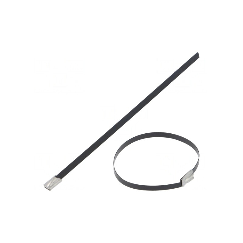 Colier de strângere negru 157mm 4,6mm 445N | Electronic-mag.ro | Componente Electronice