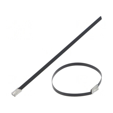 Colier de strângere negru 157mm 4,6mm 445N | Electronic-mag.ro | Componente Electronice