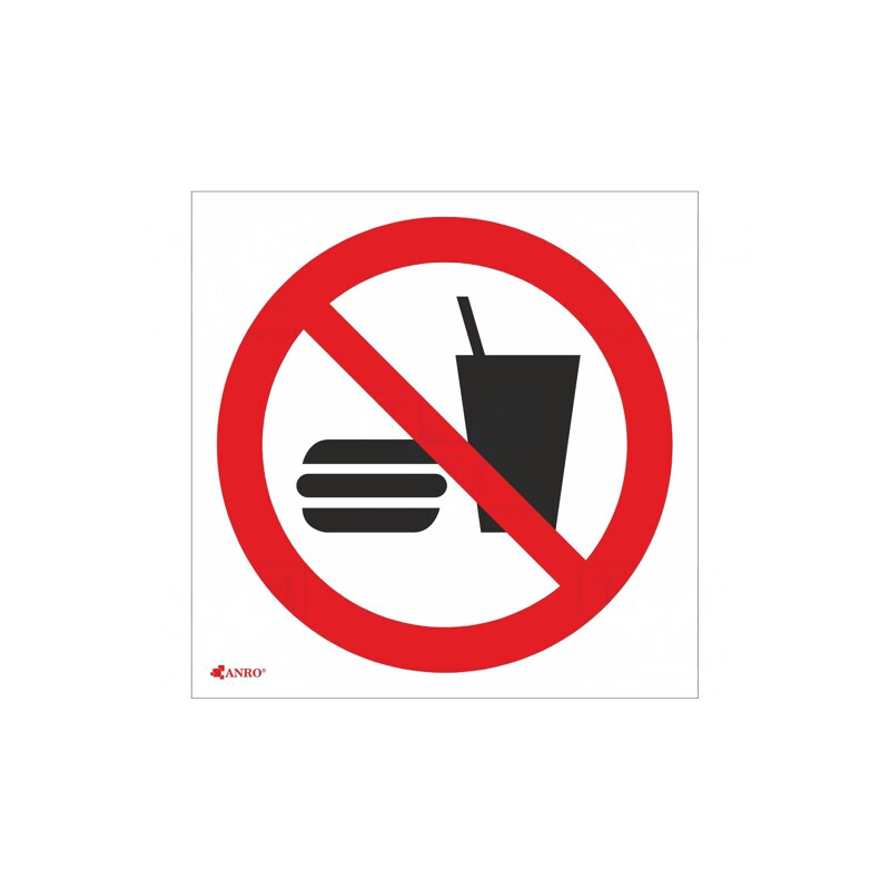 Indicator de Interzicere PVC 200x200mm | Electronic-mag.ro | Componente Electronice