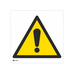 Indicator de Protecție Avertizare PVC 200x200mm | Electronic-mag.ro | Componente Electronice
